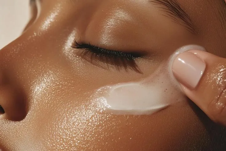 Soin du visage réalisé avec précision